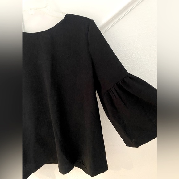 Sugarlips Black bell sleeve top size M - Picture 4 of 10